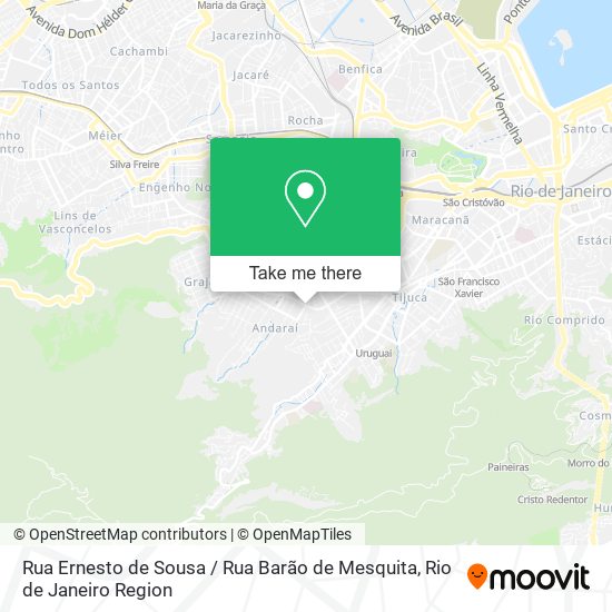 Mapa Rua Ernesto de Sousa / Rua Barão de Mesquita