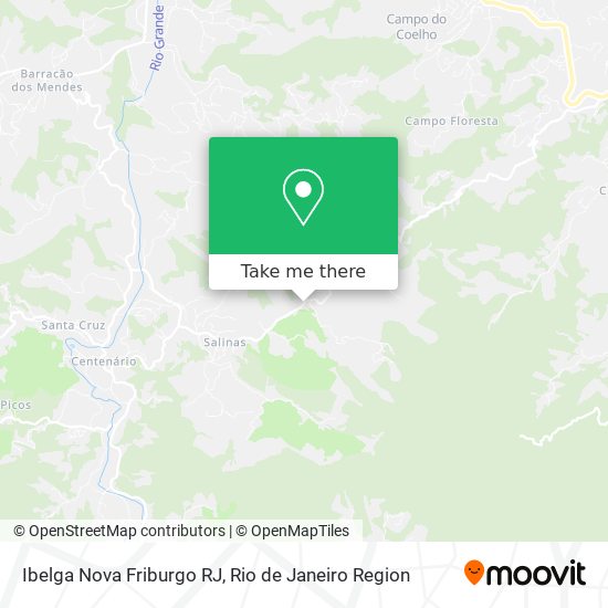 Mapa Ibelga Nova Friburgo RJ