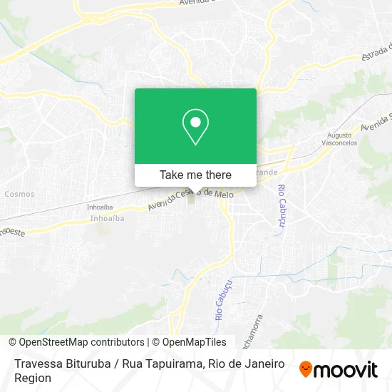 Travessa Bituruba / Rua Tapuirama map