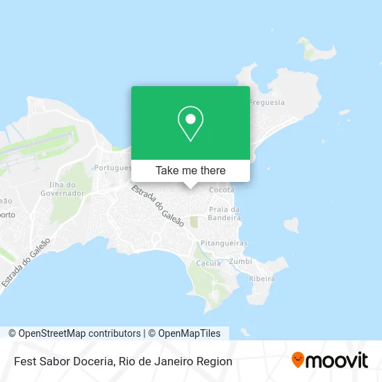 Fest Sabor Doceria map