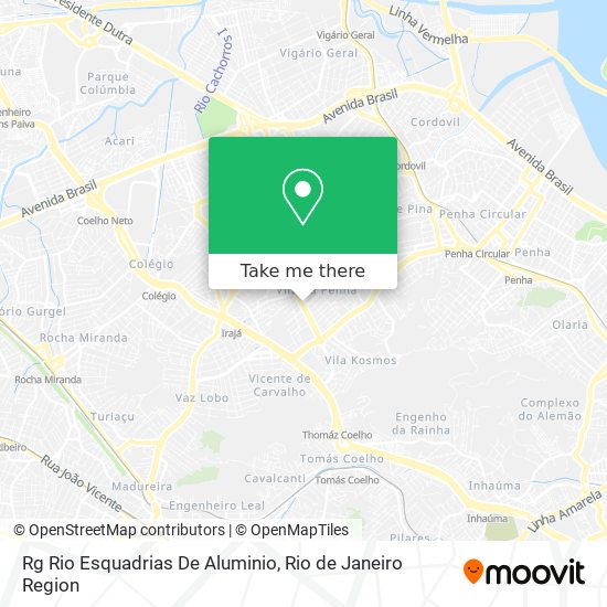 Rg Rio Esquadrias De Aluminio map