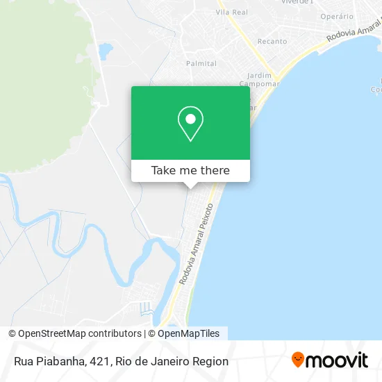 Rua Piabanha, 421 map