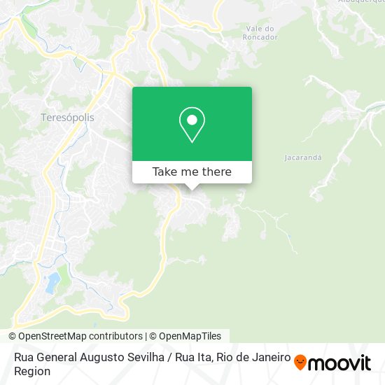 Rua General Augusto Sevilha / Rua Ita map