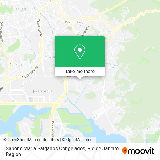 Sabor d'Maria Salgados Congelados map