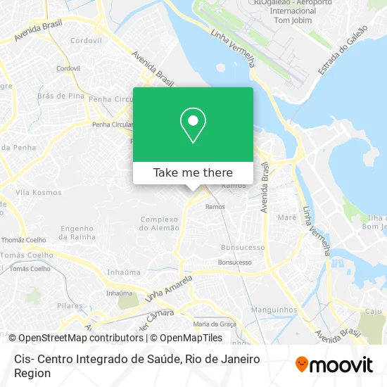 Cis- Centro Integrado de Saúde map