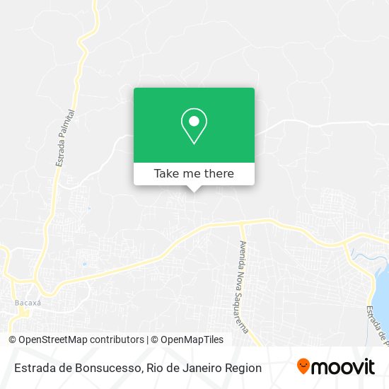 Mapa Estrada de Bonsucesso