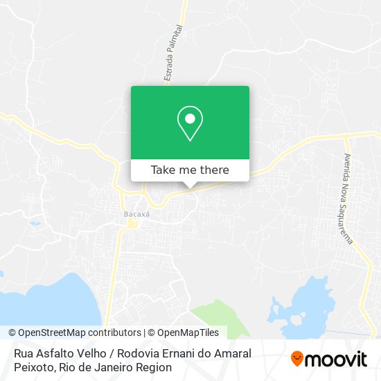 Rua Asfalto Velho / Rodovia Ernani do Amaral Peixoto map