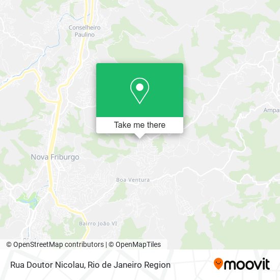 Mapa Rua Doutor Nicolau