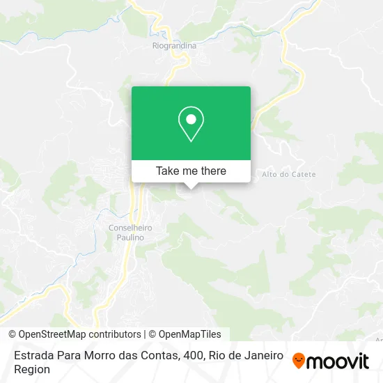Estrada Para Morro das Contas, 400 map