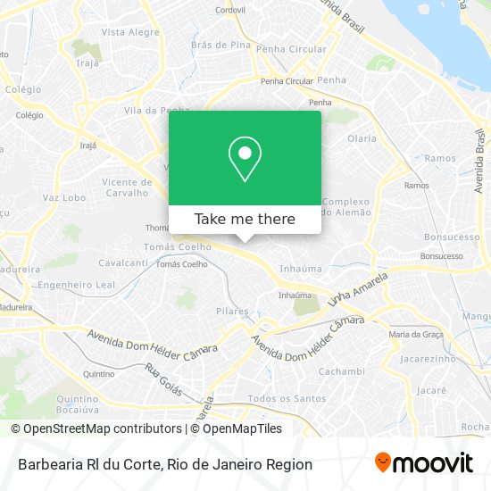 Barbearia Rl du Corte map