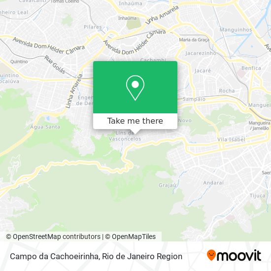 Mapa Campo da Cachoeirinha