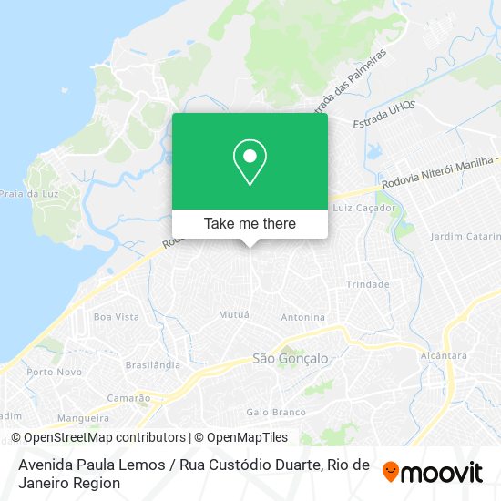Avenida Paula Lemos / Rua Custódio Duarte map