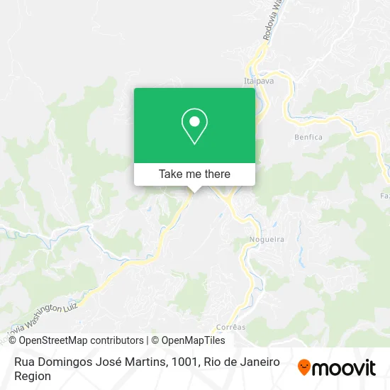 Rua Domingos José Martins, 1001 map