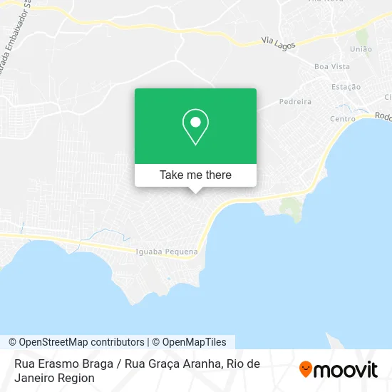 Rua Erasmo Braga / Rua Graça Aranha map