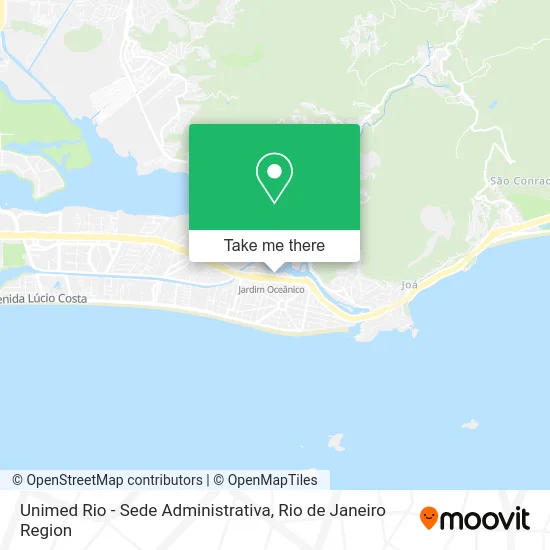 Unimed Rio - Sede Administrativa map