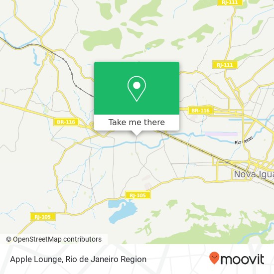 Mapa Apple Lounge