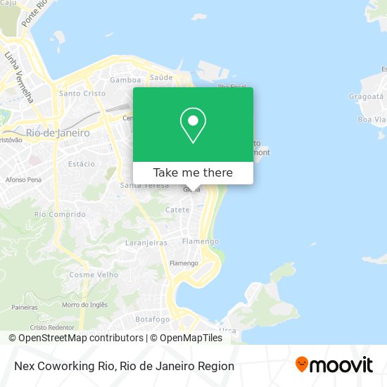 Nex Coworking Rio map