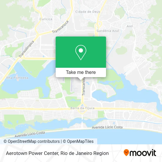 Aerotown Power Center map