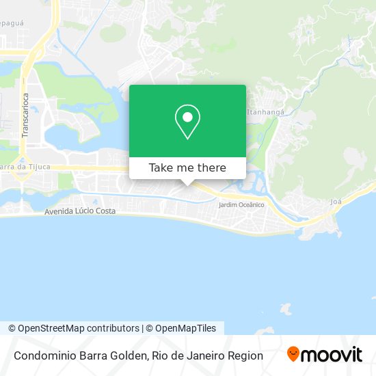 Condominio Barra Golden map