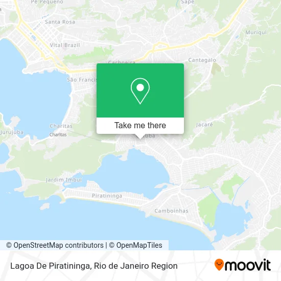 Lagoa De Piratininga map