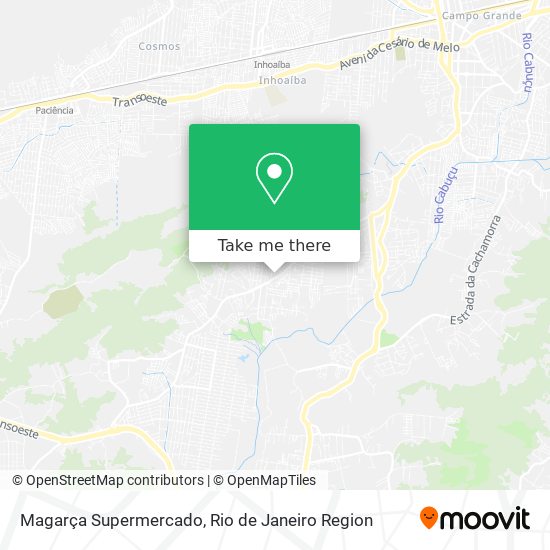 Mapa Magarça Supermercado