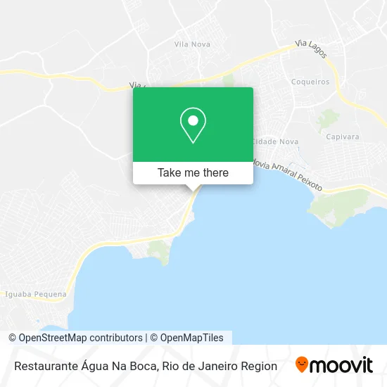 Restaurante Água Na Boca map