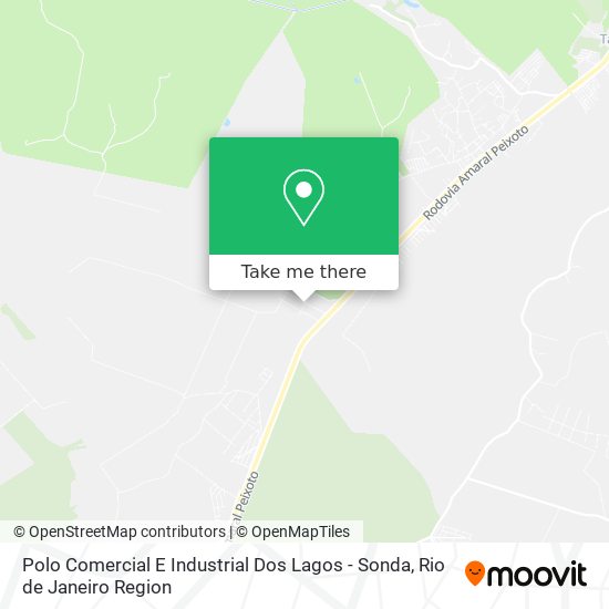 Mapa Polo Comercial E Industrial Dos Lagos - Sonda