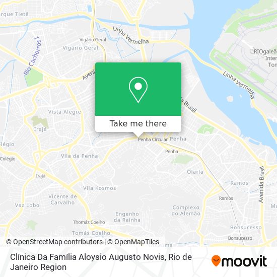 Clínica Da Família Aloysio Augusto Novis map