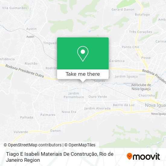 Mapa Tiago E Isabeli Materiais De Construção