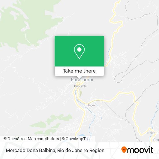 Mapa Mercado Dona Balbina