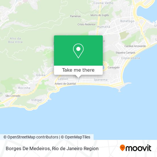Borges De Medeiros map