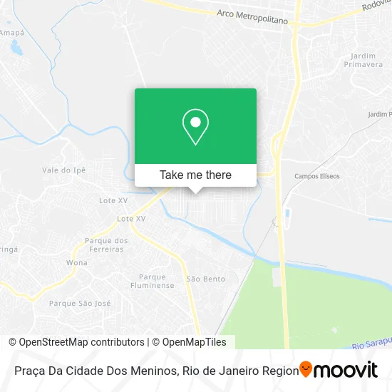Praça Da Cidade Dos Meninos map