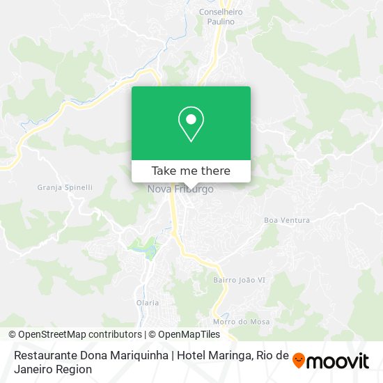 Restaurante Dona Mariquinha | Hotel Maringa map