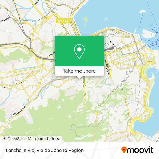 Lanche in Rio map
