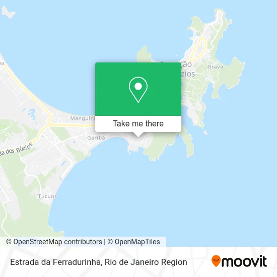Estrada da Ferradurinha map