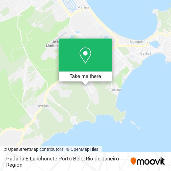 Padaria E Lanchonete Porto Belo map