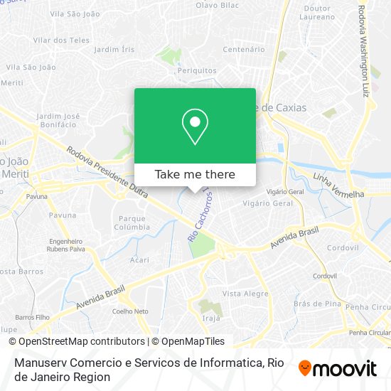 Manuserv Comercio e Servicos de Informatica map