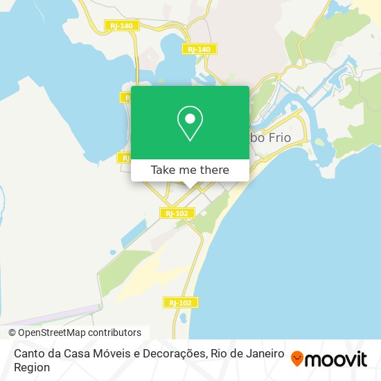 Canto da Casa Móveis e Decorações map