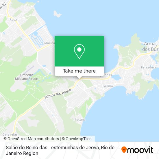 Salão do Reino das Testemunhas de Jeová map