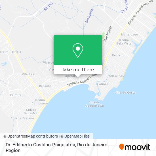 Mapa Dr. Edilberto Castilho-Psiquiatria