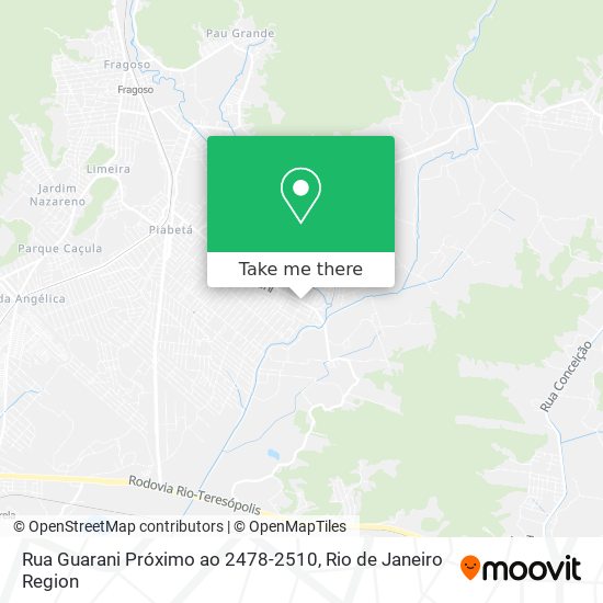 Rua Guarani Próximo ao 2478-2510 map