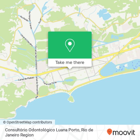 Mapa Consultório Odontológico Luana Porto