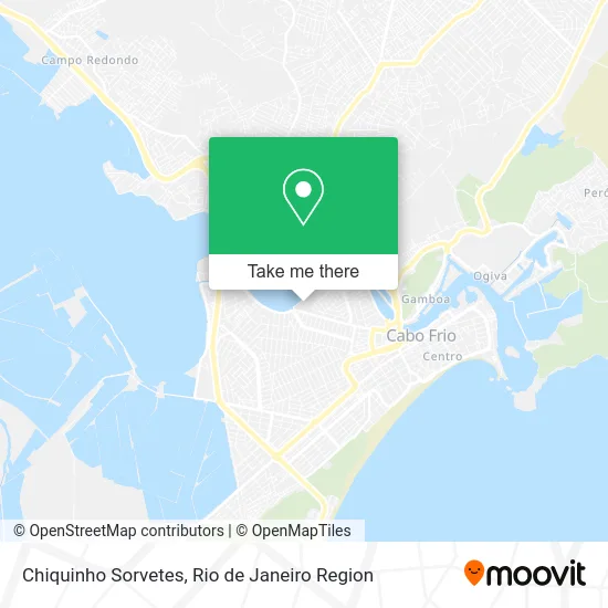 Chiquinho Sorvetes map