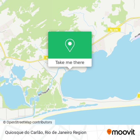 Quiosque do Carlão map