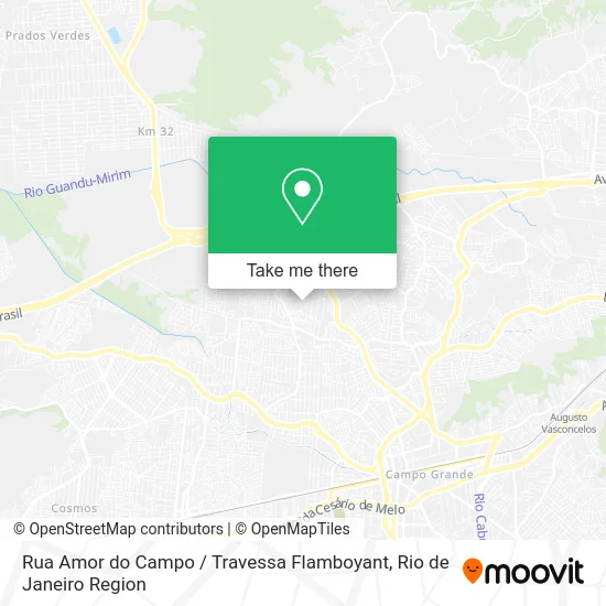 Rua Amor do Campo / Travessa Flamboyant map