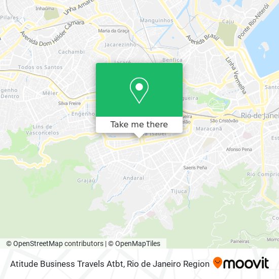 Atitude Business Travels Atbt map
