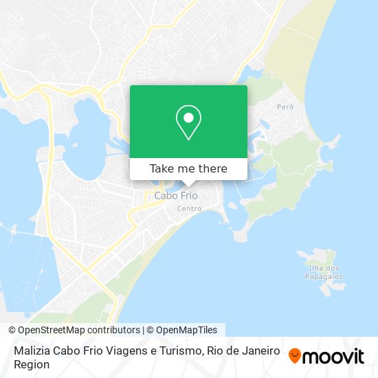 Malizia Cabo Frio Viagens e Turismo map