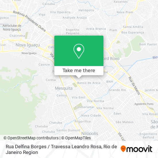 Rua Delfina Borges / Travessa Leandro Rosa map