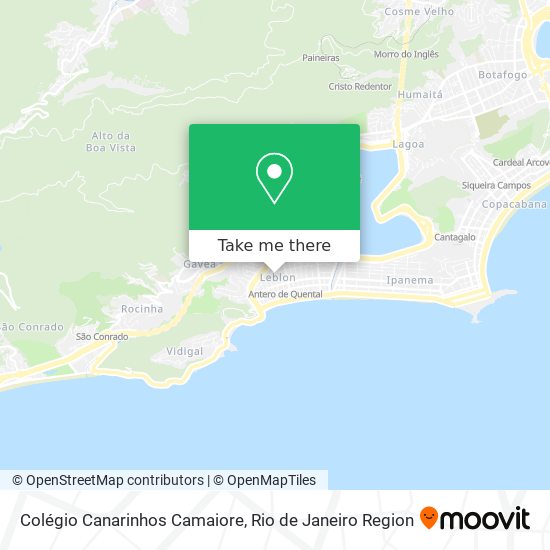 Colégio Canarinhos Camaiore map