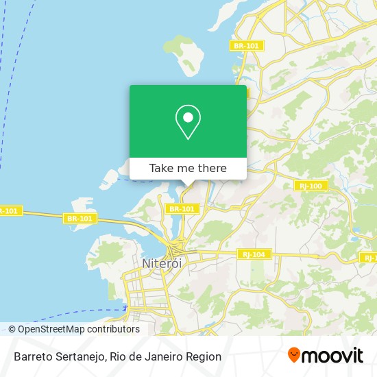 Barreto Sertanejo map